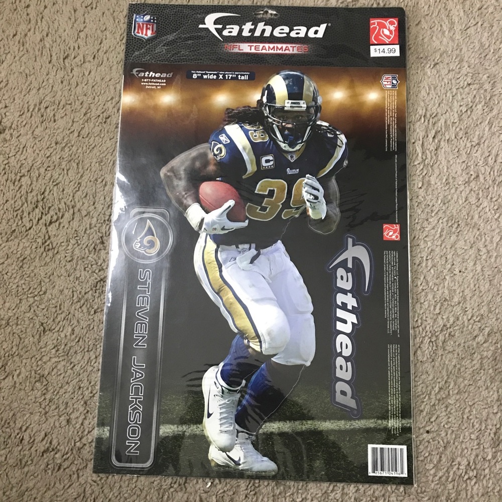 Fathead NFL Reusable Stickers - Steven Jackson